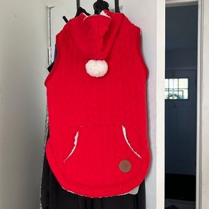 Red dog sweater